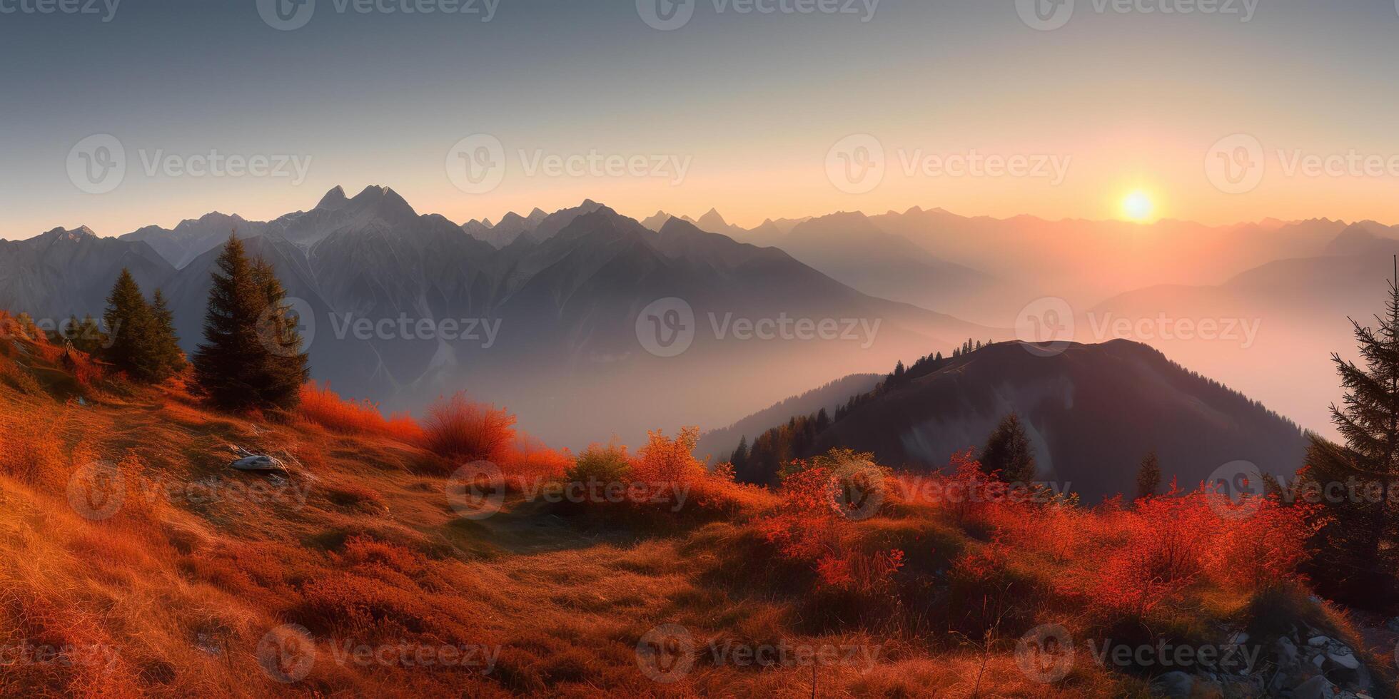 ai genererad. ai generativ. Foto realistisk illustration av alpen landskap bakgrund berg vandra rocks. äventyr vandring resa utforska vibe. grafisk konst