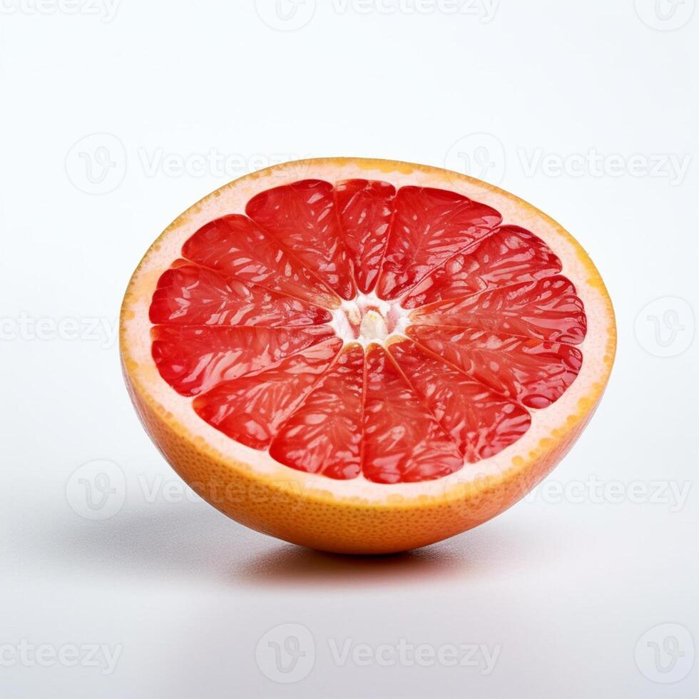 en halv av en grapefrukt generativ ai genererad foto