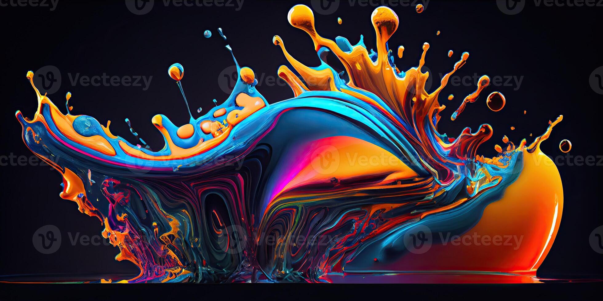 abstrakt vattenfärg Färg bakgrund. generativ ai foto