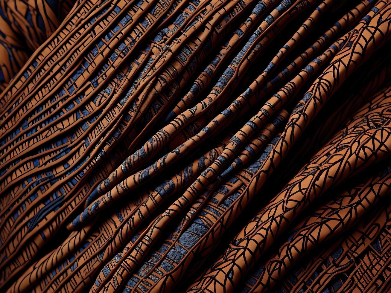 tyg silke textur. vävnad, textil, trasa, tyg, material, textur. ai genererad foto