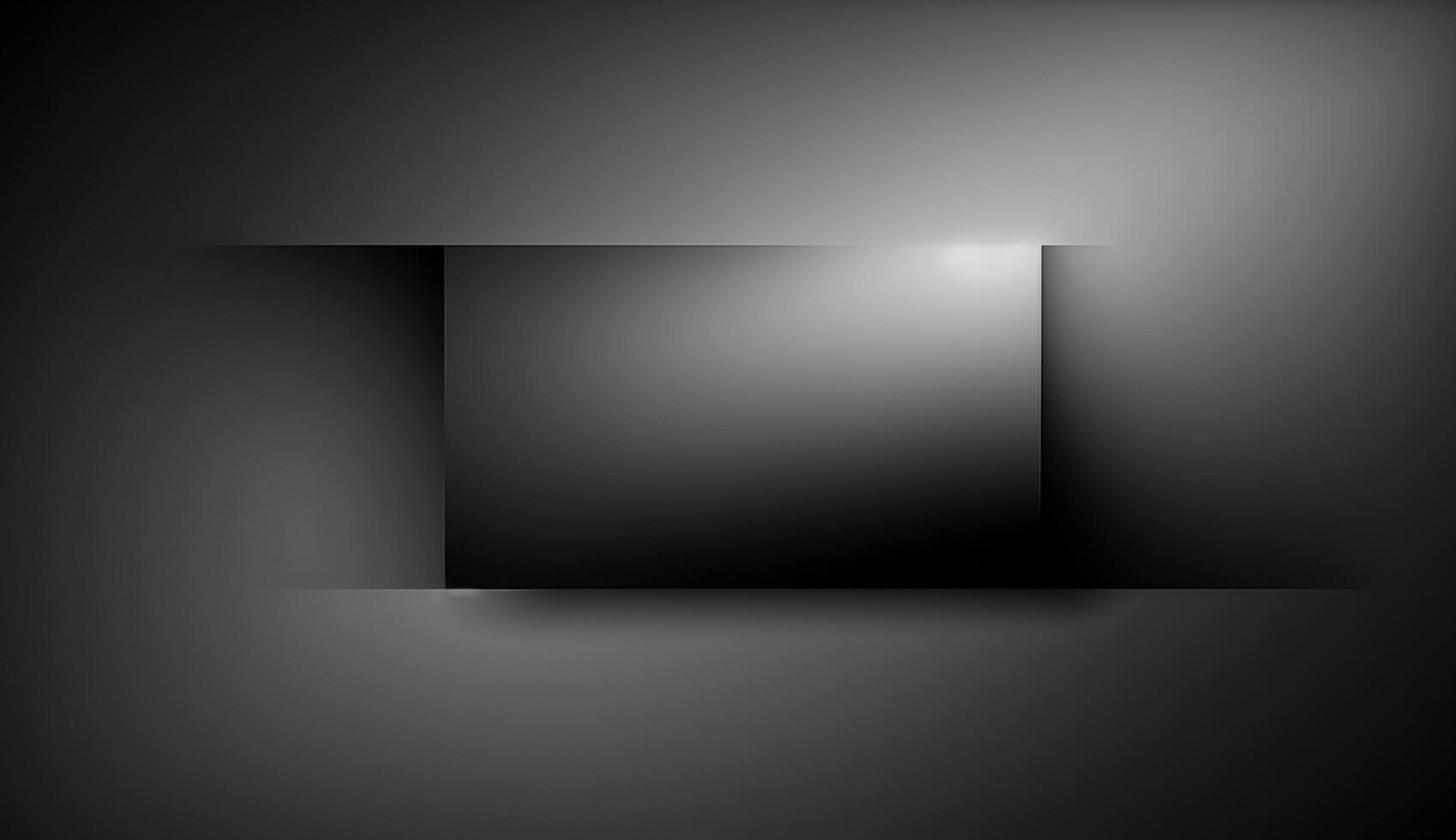 abstrakt 3 dimensionell digital mörk bakgrund, ai genererad foto