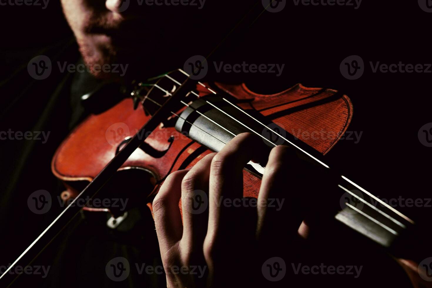detalj av en musikalisk instrument foto