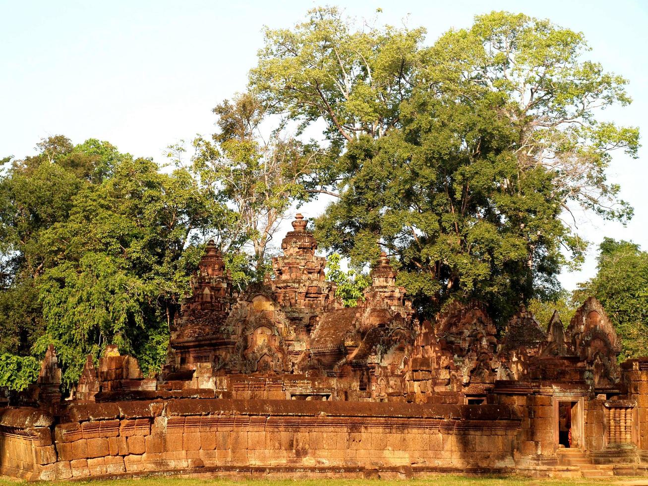 ruiner i Angkor Wat i Siem Reap, Kambodja foto