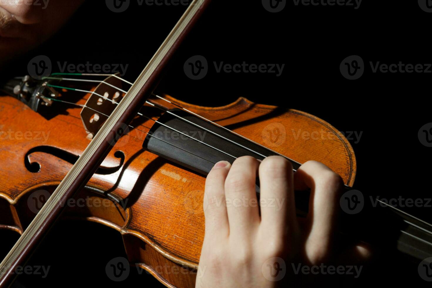 detalj av en musikalisk instrument foto