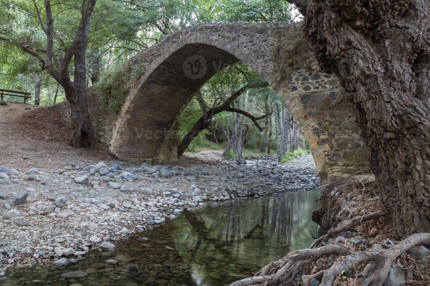 Tzelefos bridge lugn foto