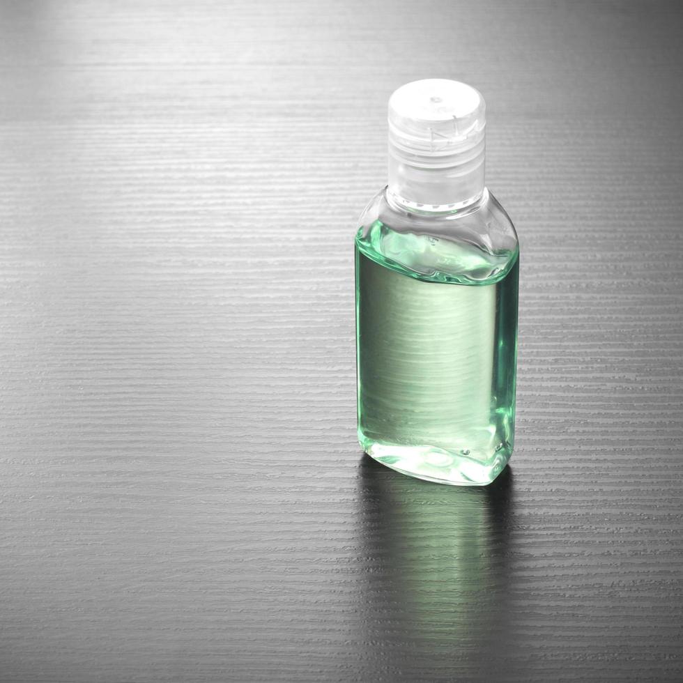 minimalistisk bild av ett handdesinfektionsmedel foto