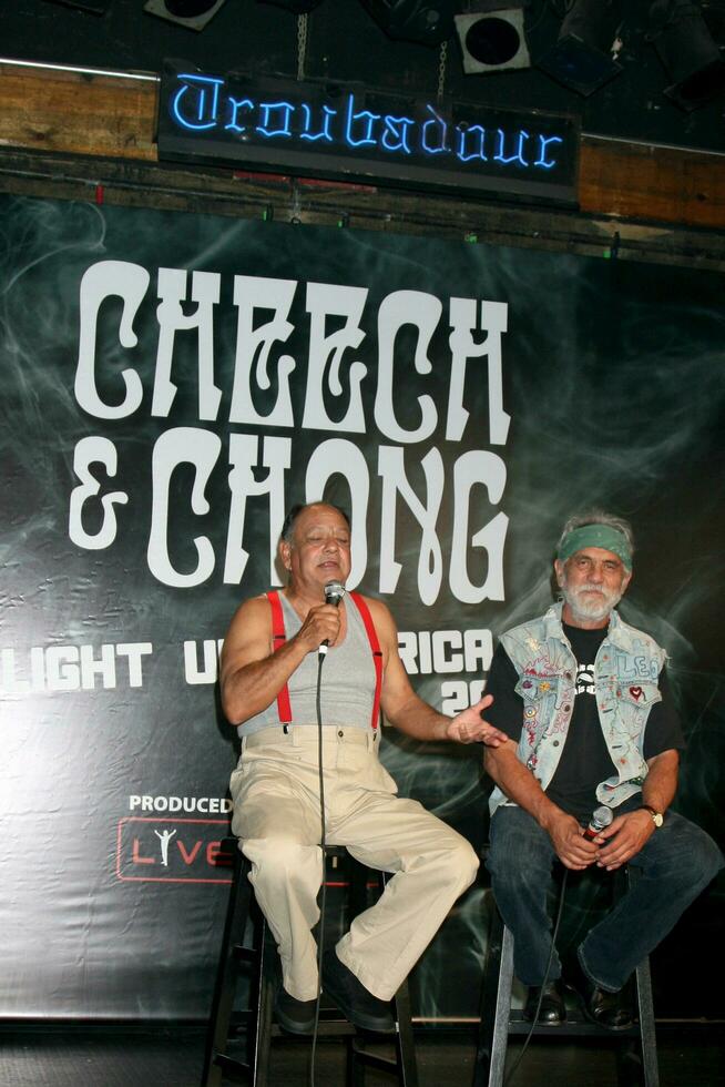 cheech marin Tommy chong cheech chong Tryck konferens i väst hollywood ca på juli 30 2008 2008 kathy hutchins hutchins Foto