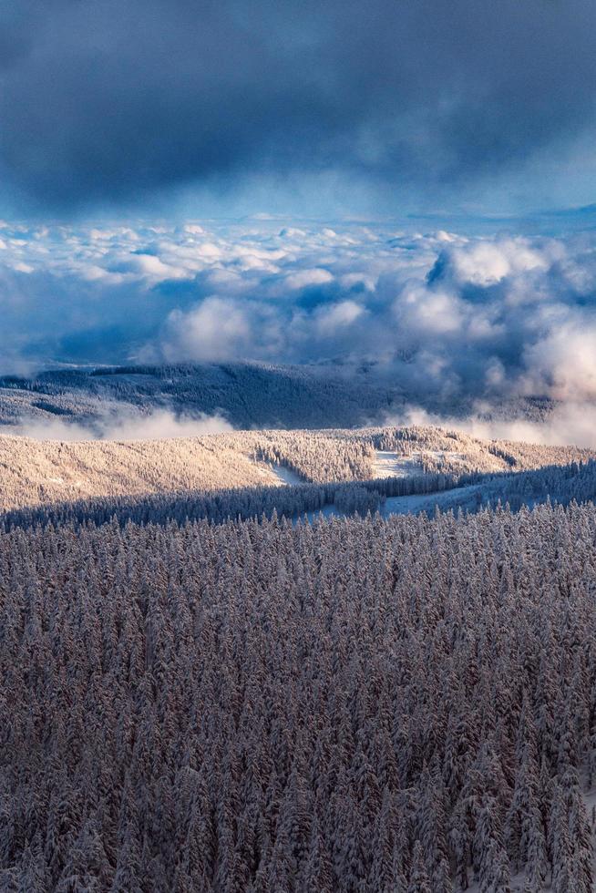 krkonose berg i Tjeckien foto