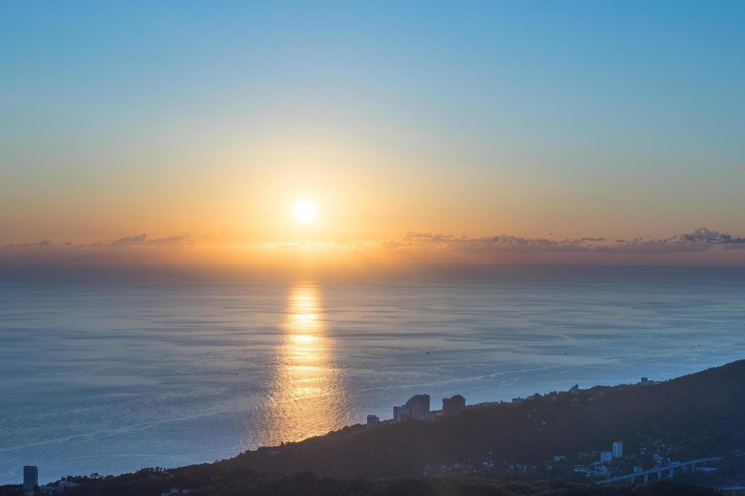 stranden av staden Sotji i Ryssland foto