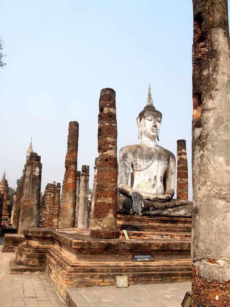 sukhothai historiska park Thailand foto