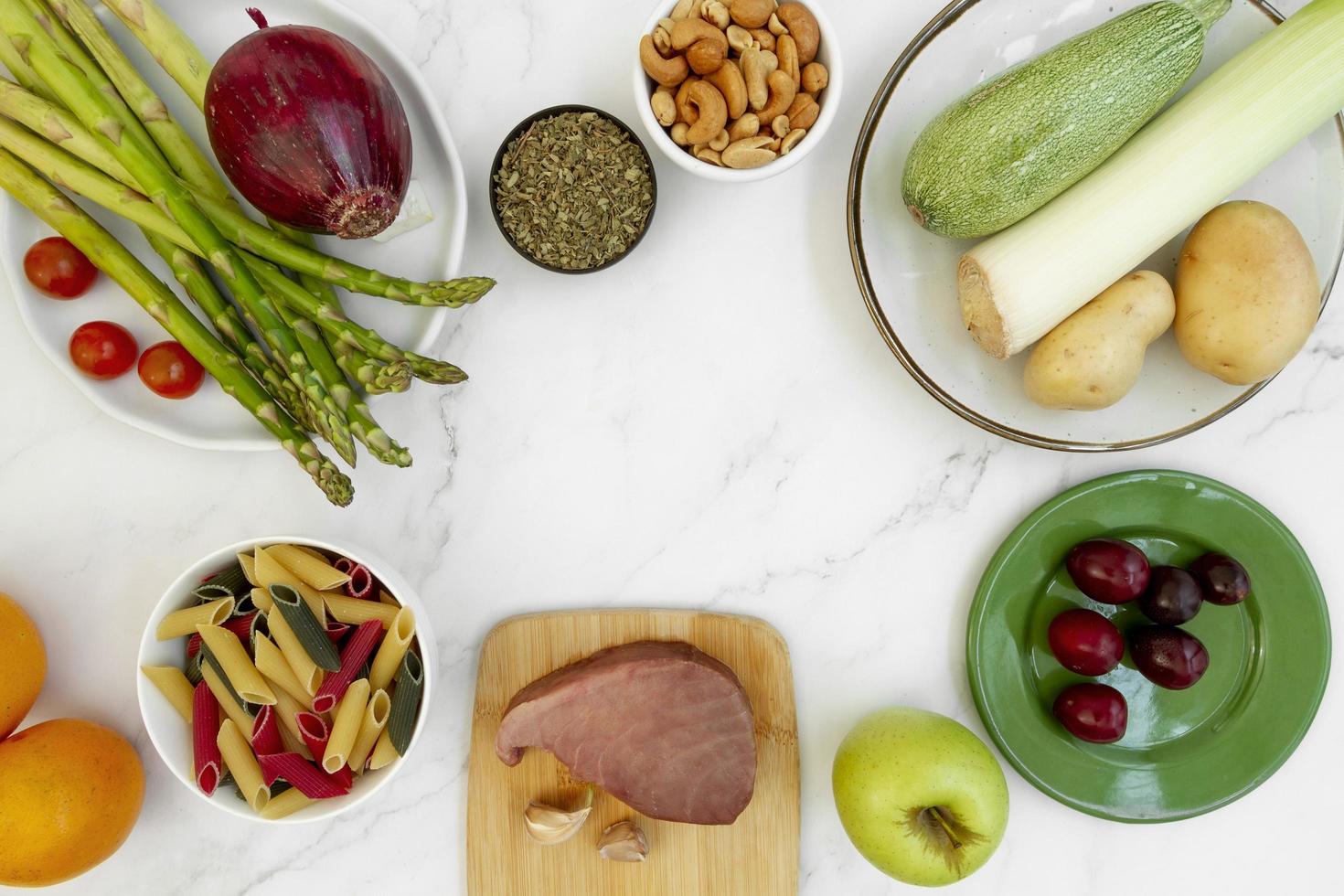 hela livsmedel diet mat sammansättning bakgrund foto