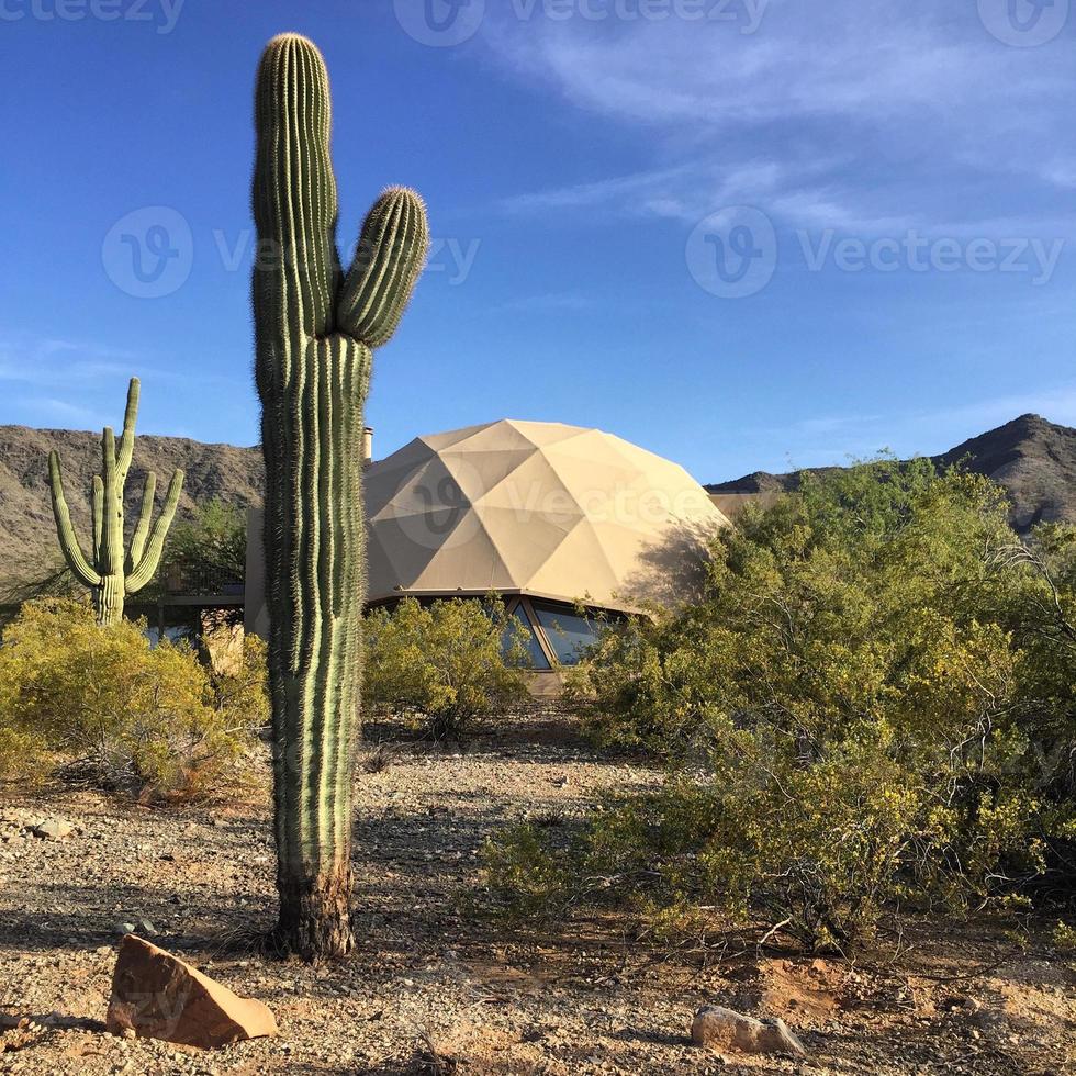 geodetisk kupol i Arizona foto