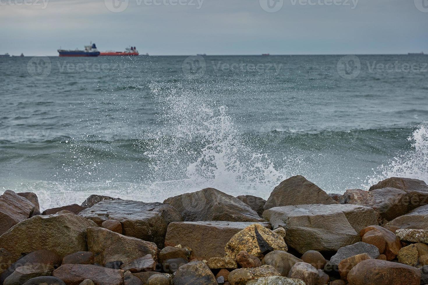 kust och landskap nära staden Skagen i Danmark foto