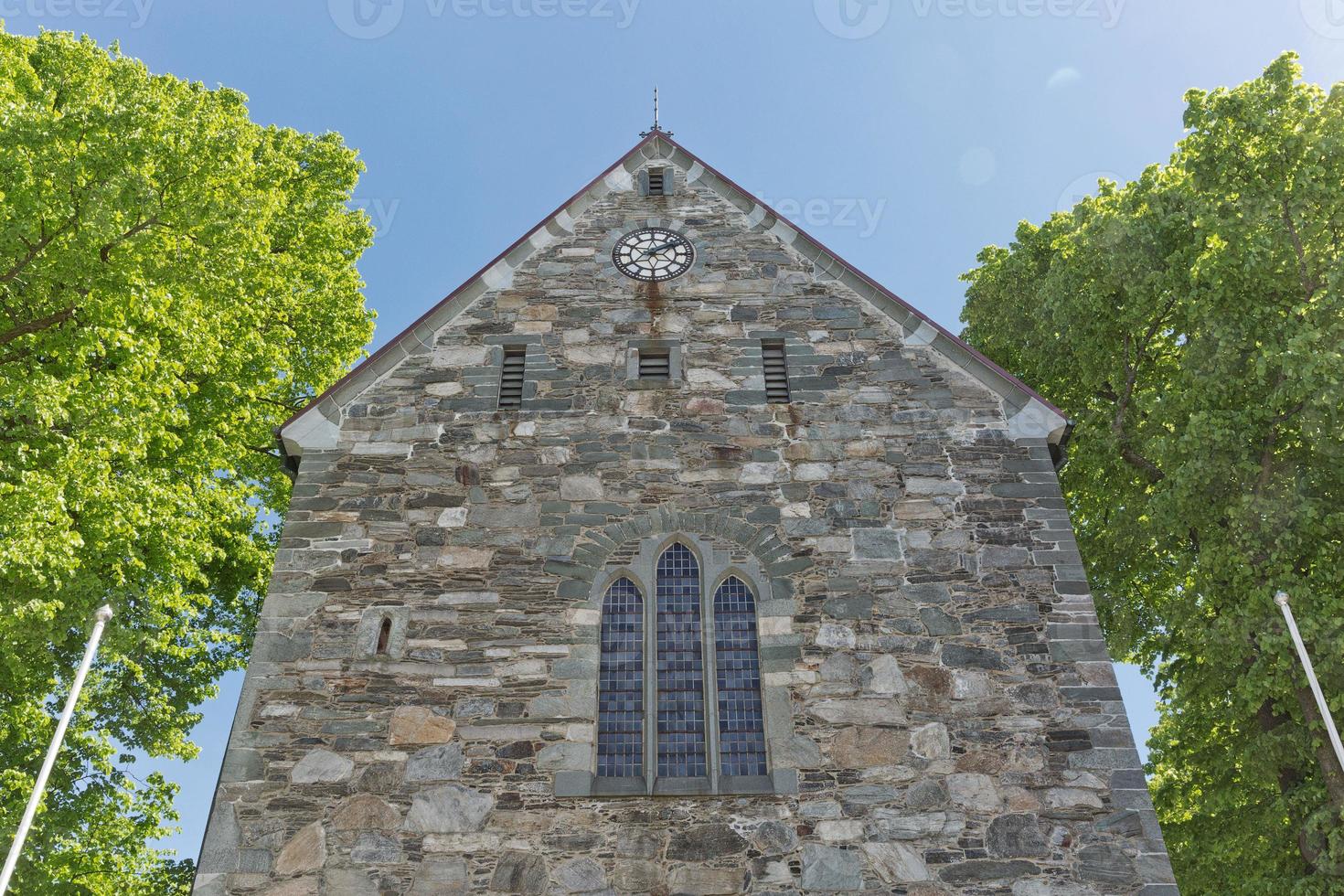 Stavanger Cathedral i Stavanger är Norges äldsta domkyrka foto