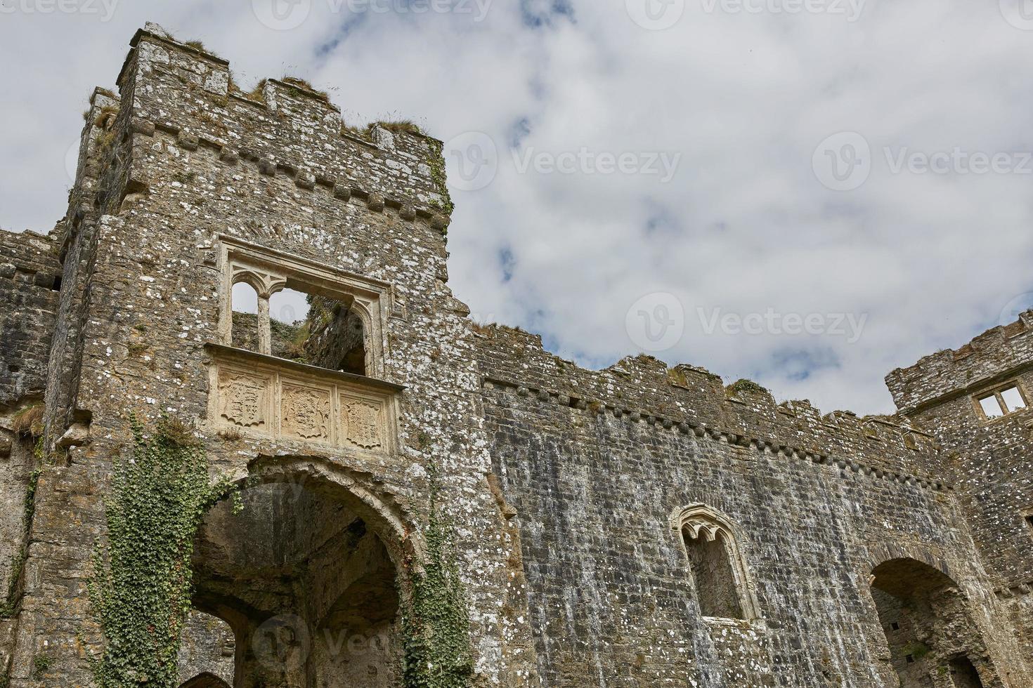 carew castle i Pembrokeshire Wales England Storbritannien foto