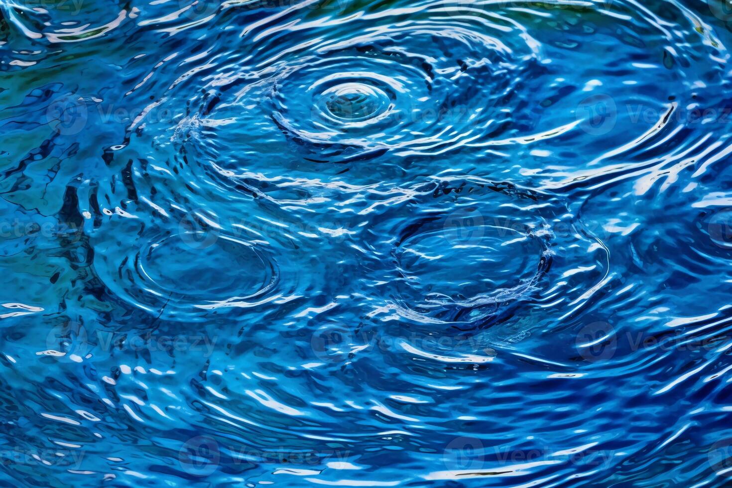 blåaktig krusning effekt vatten bakgrund. ai generativ foto