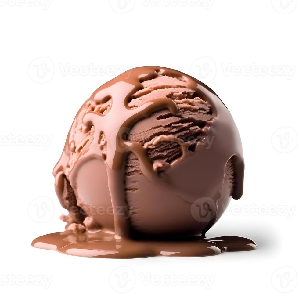 choklad is grädde ball.ai generativ foto