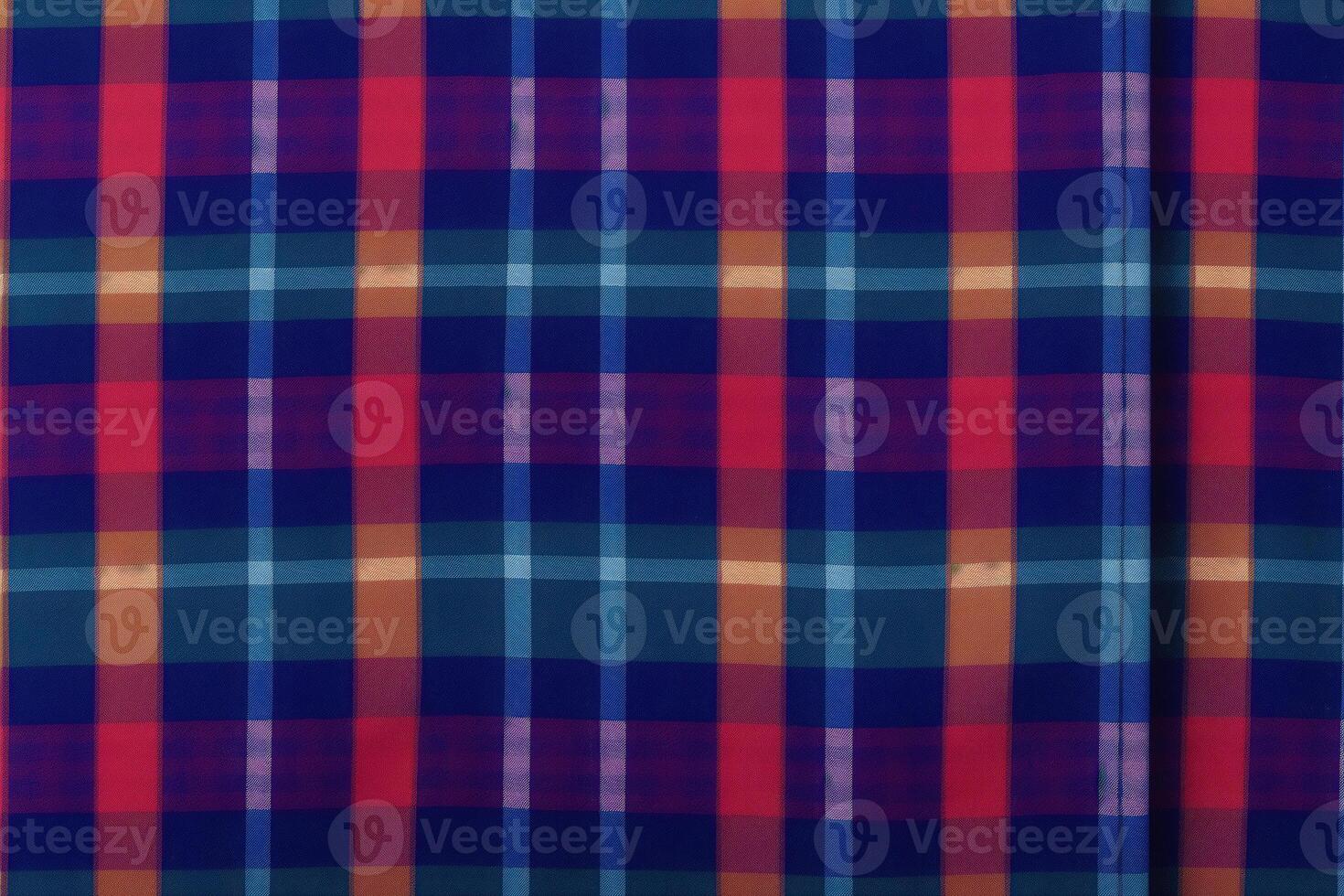 en skön pläd mönster bakgrund. skott tartan. en tyg mönster. generativ ai foto