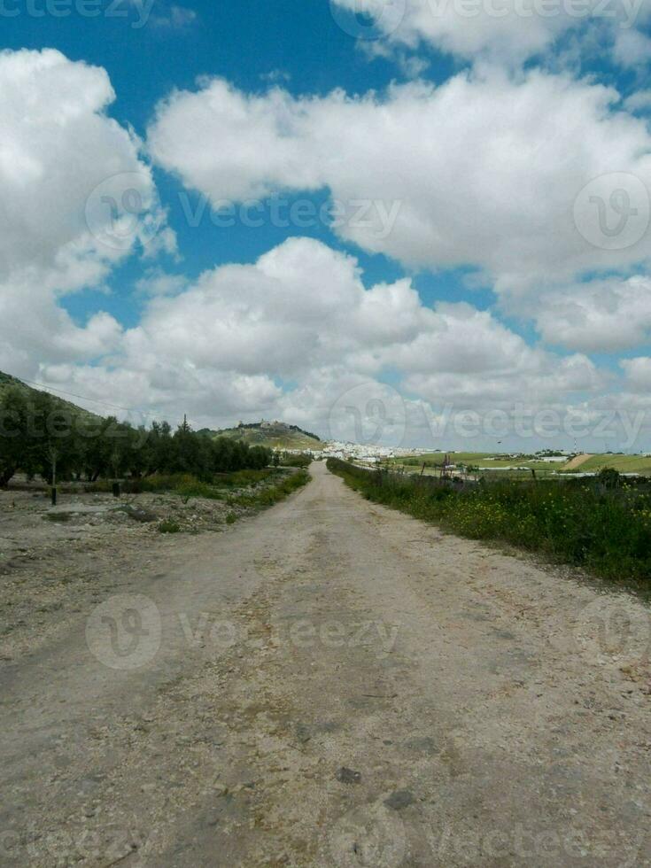 naturskön lantlig se foto