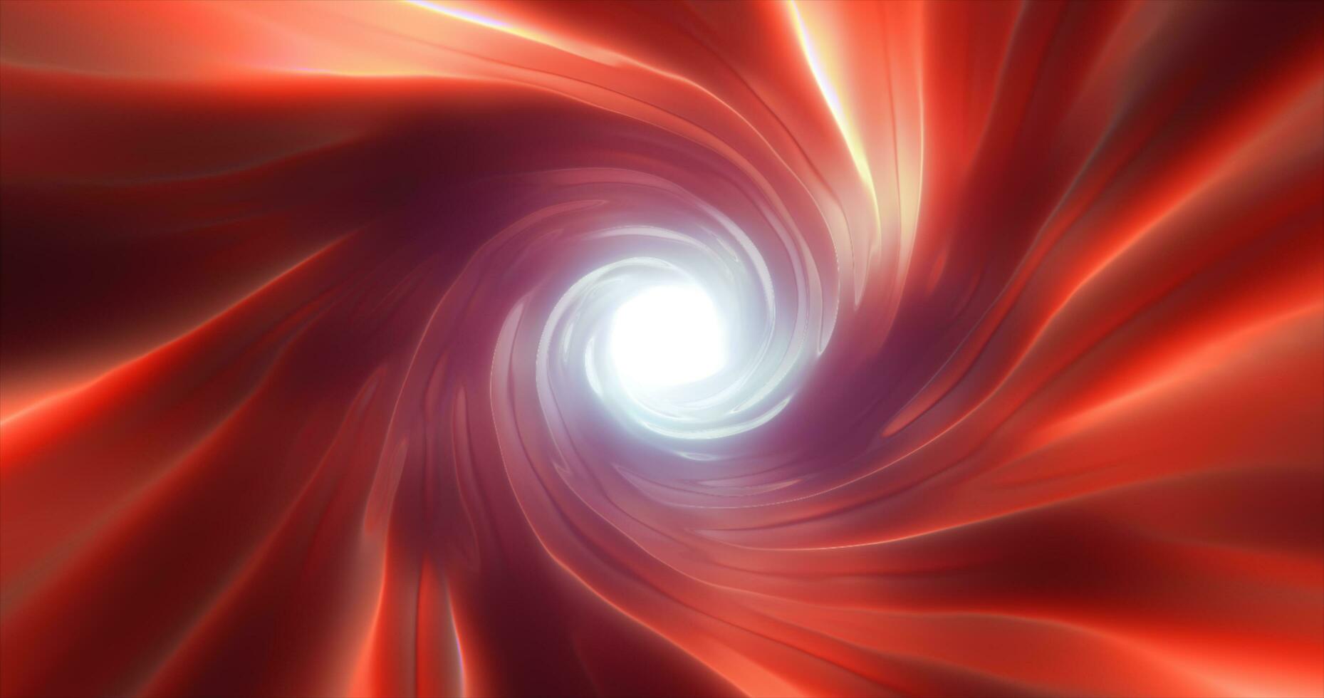 abstrakt röd energi tunnel vriden virvla runt av kosmisk hyperspace magisk ljus lysande trogen hi-tech med fläck och hastighet effekt bakgrund foto