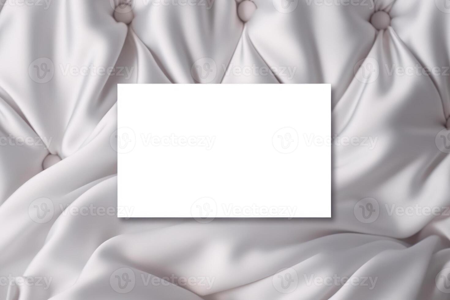 attrapp vit papper på silke trasa generativ ai foto