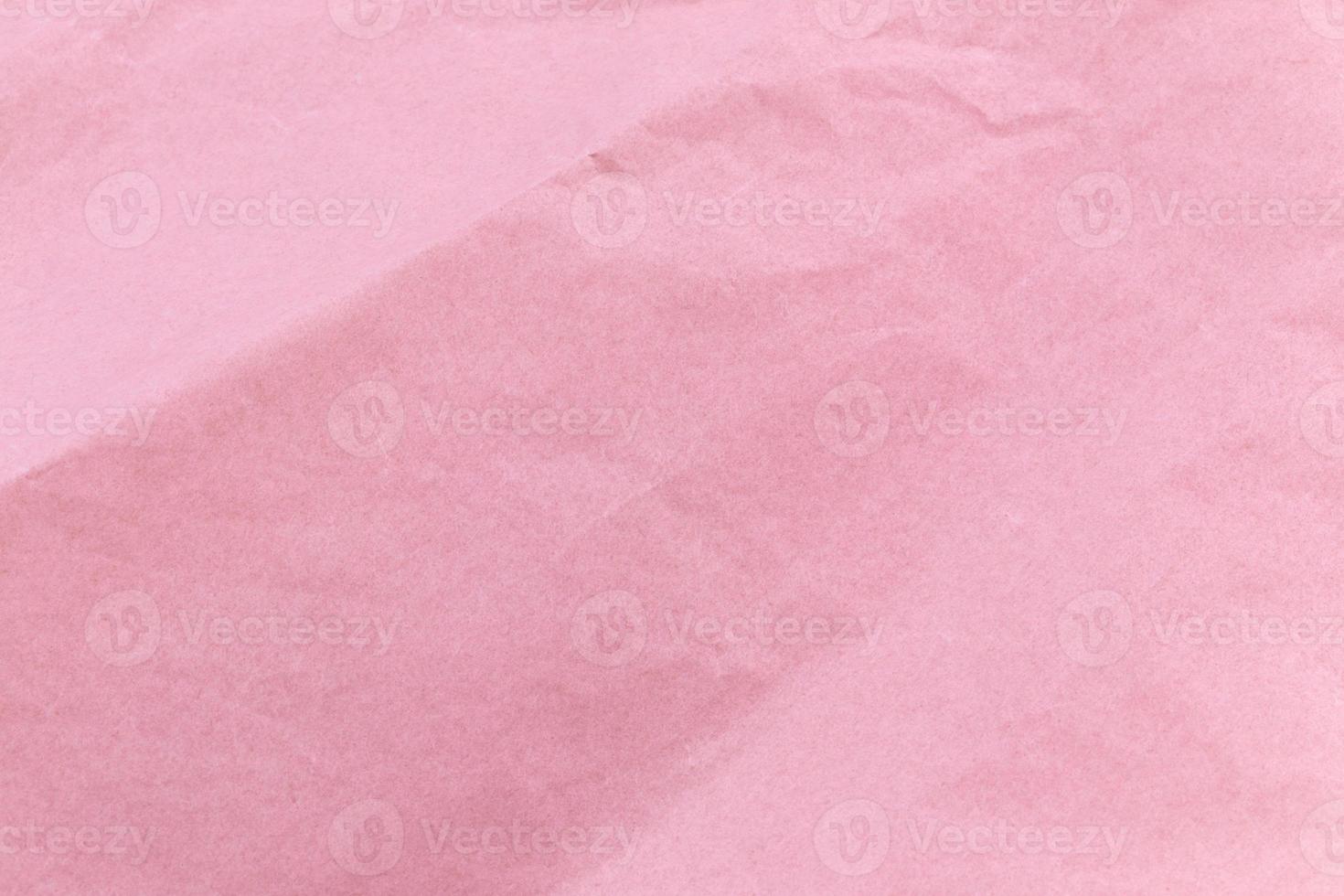 konsistens av rosa hantverk skrynkligt papper bakgrund foto