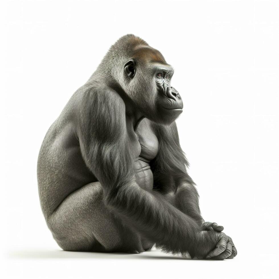 ung silverback gorilla, generera ai foto