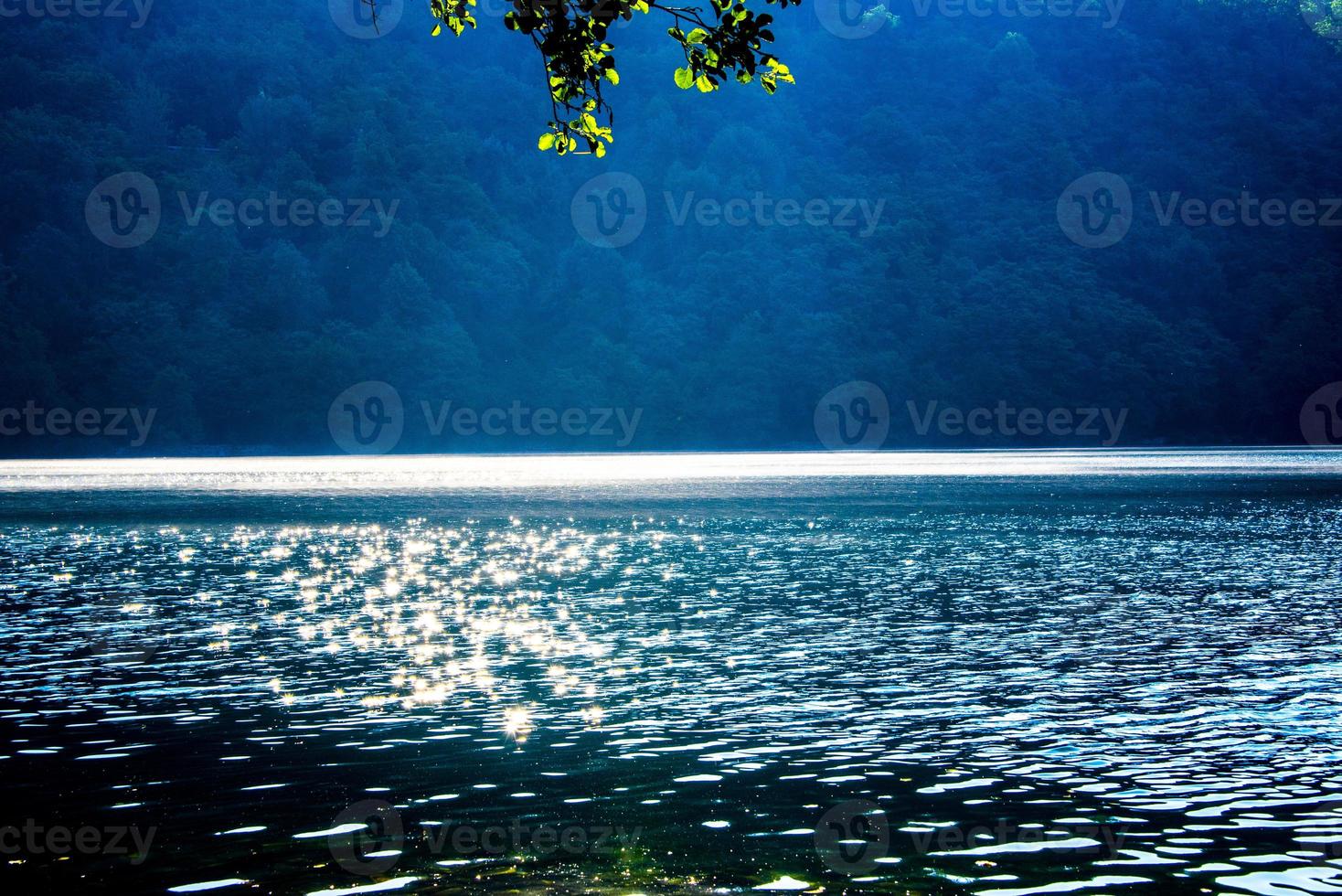 Lake Levico i Italien foto