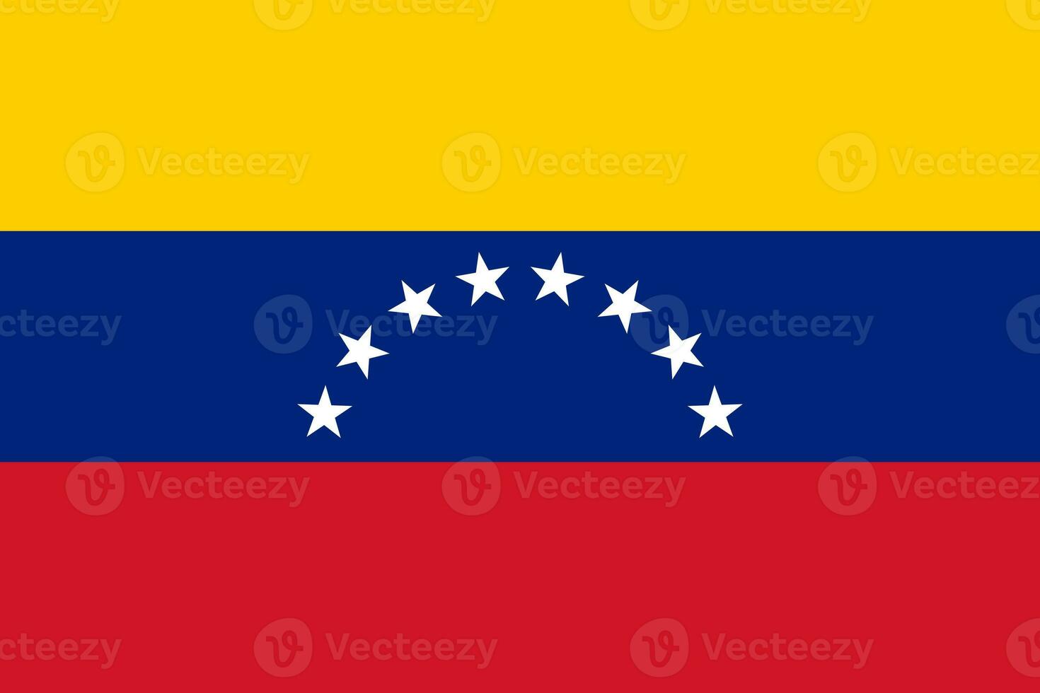 de officiell nuvarande flagga av venezuela. nationell flagga av venezuela. illustration. foto