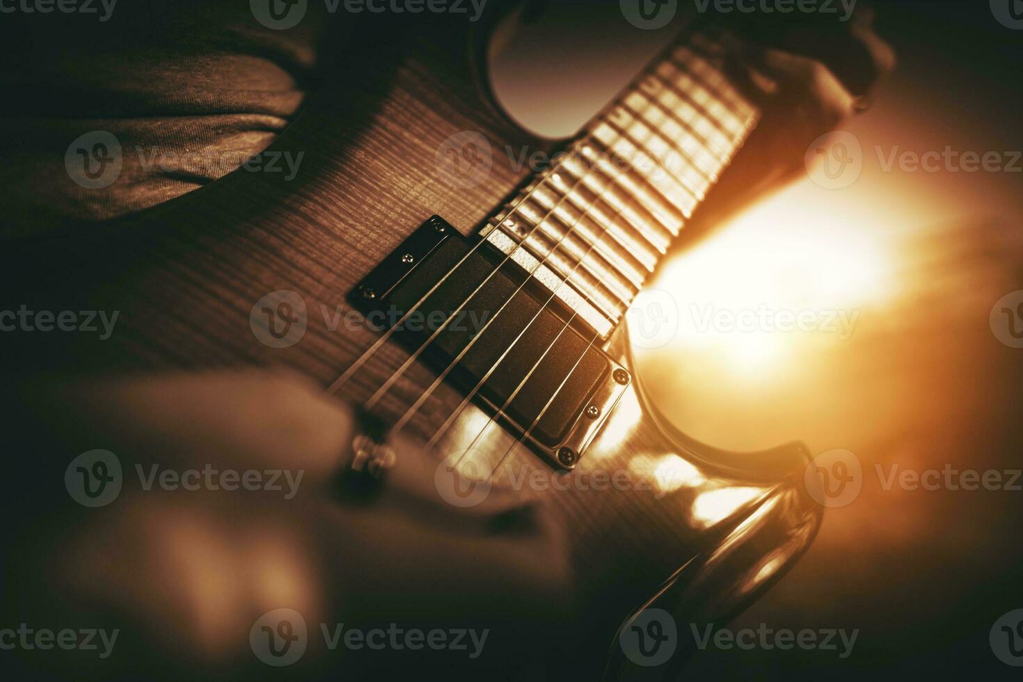 elektrisk gitarr prestanda foto