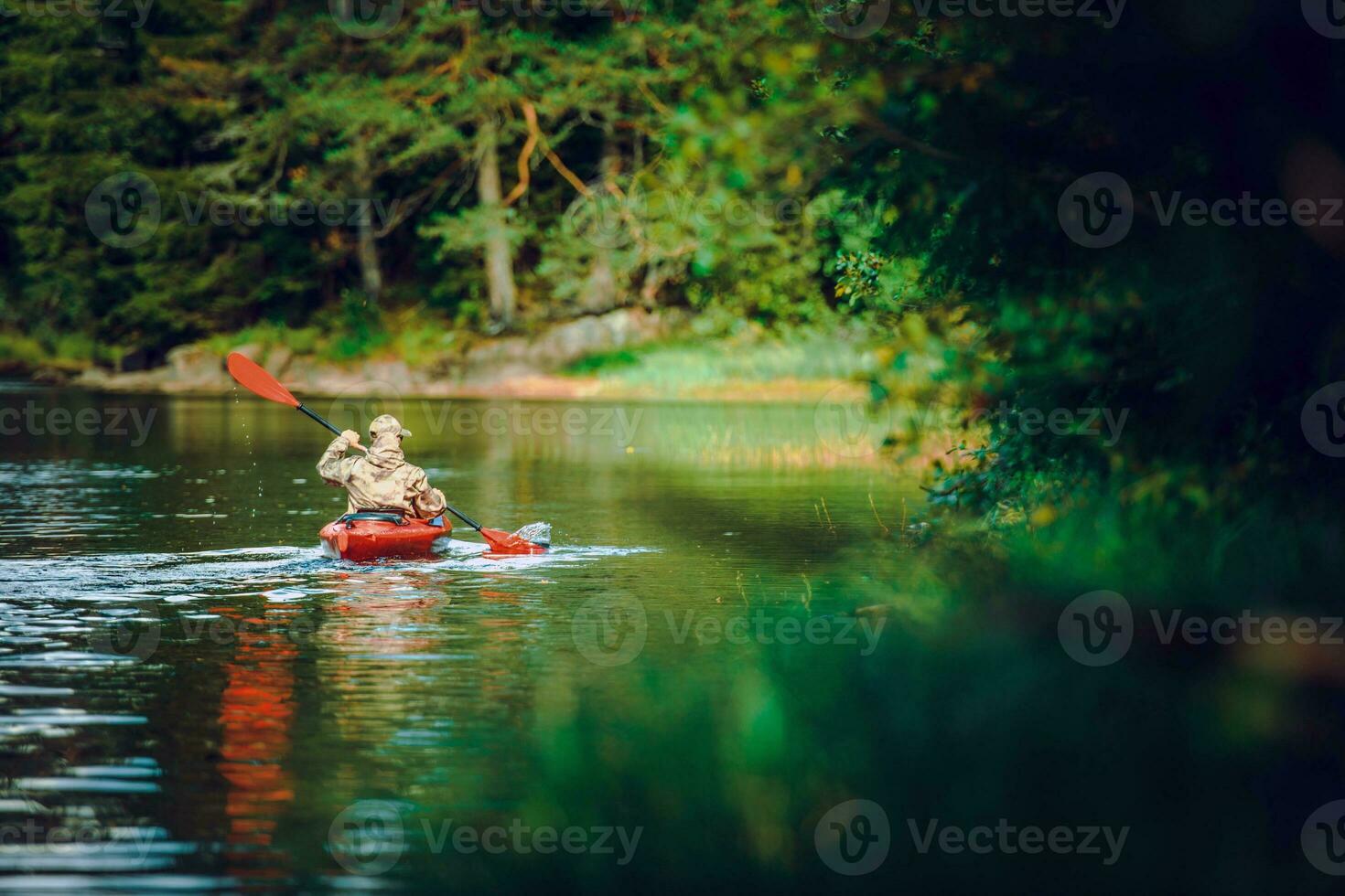 kajak Turné på de flod foto