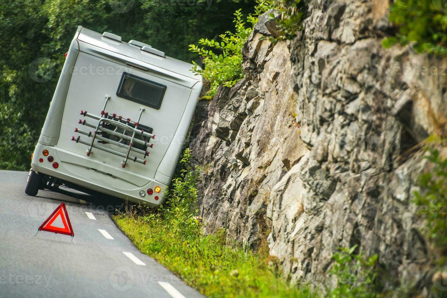 rv husbil skåpbil olycka foto