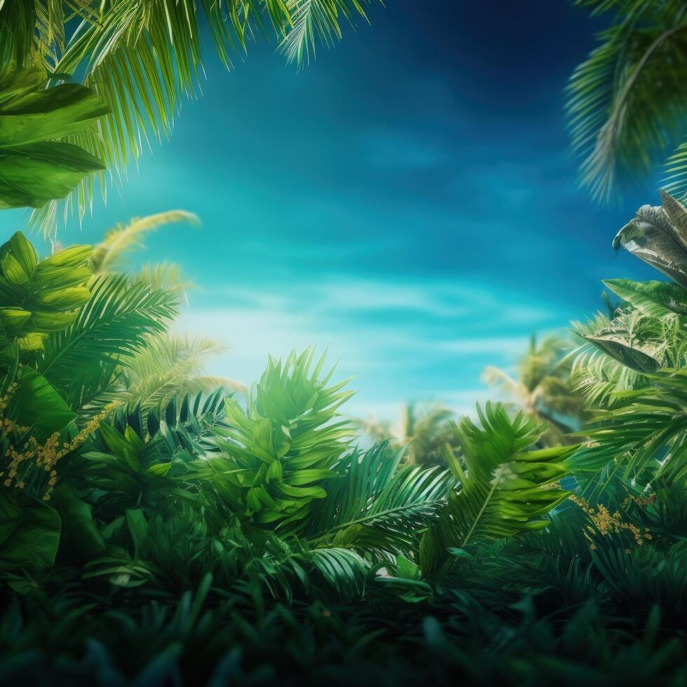 magi tropisk bakgrund. illustration ai generativ foto
