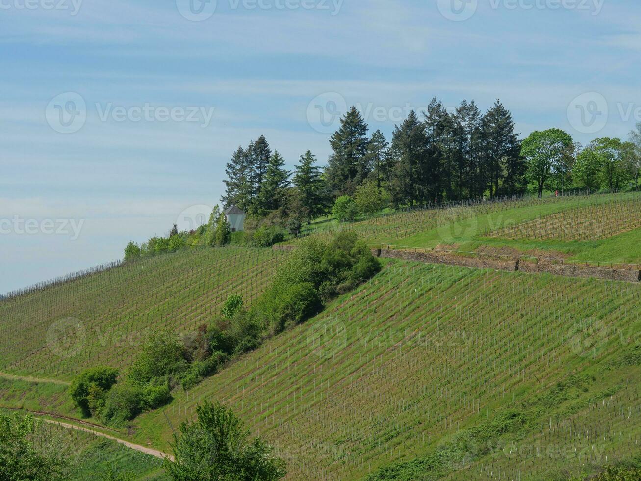 de gammal stad av trier på de mosel flod i Tyskland foto