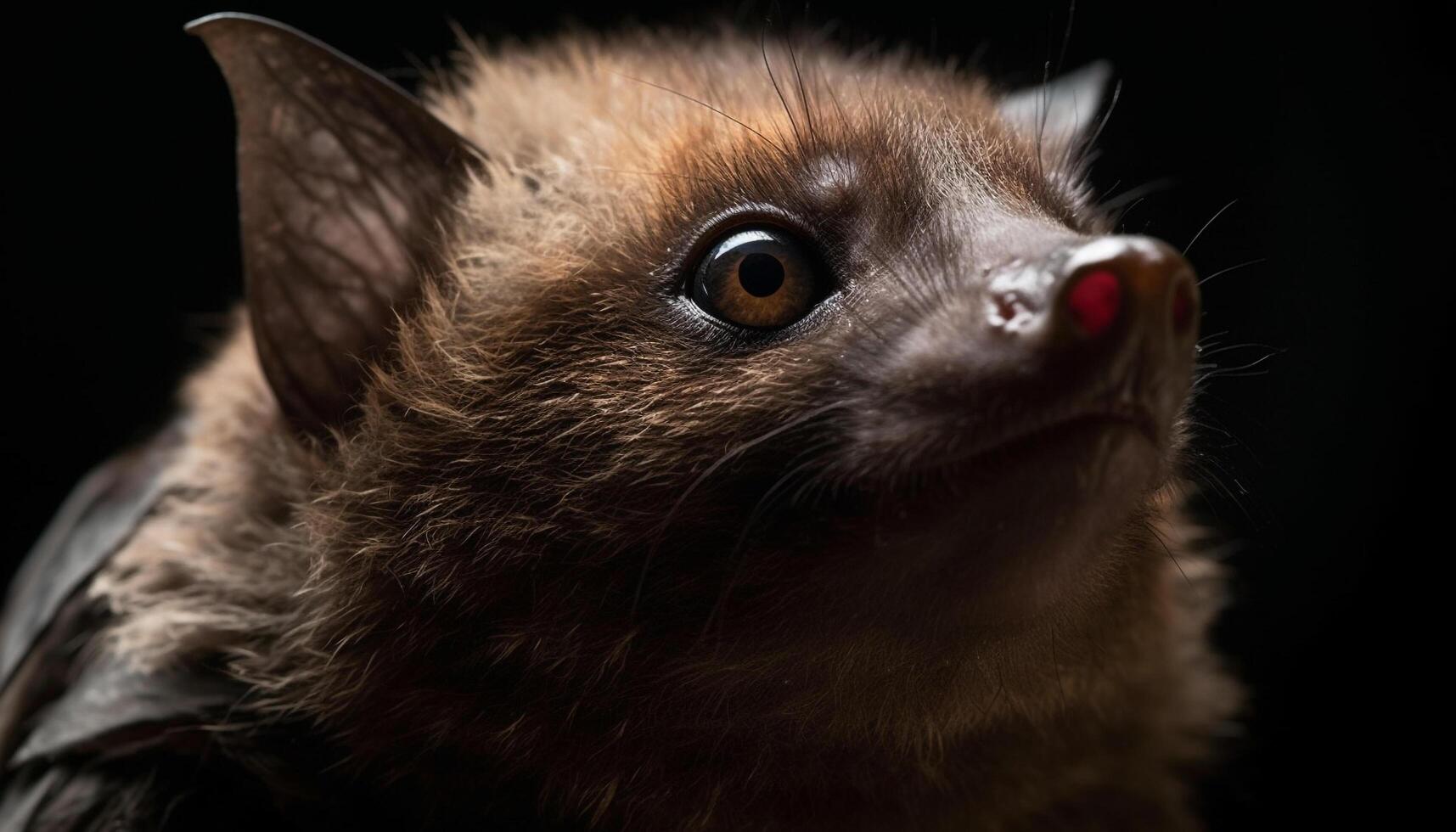 söt kattunge stirrande med nyfikenhet, fluffig päls och vakenhet genererad förbi ai foto