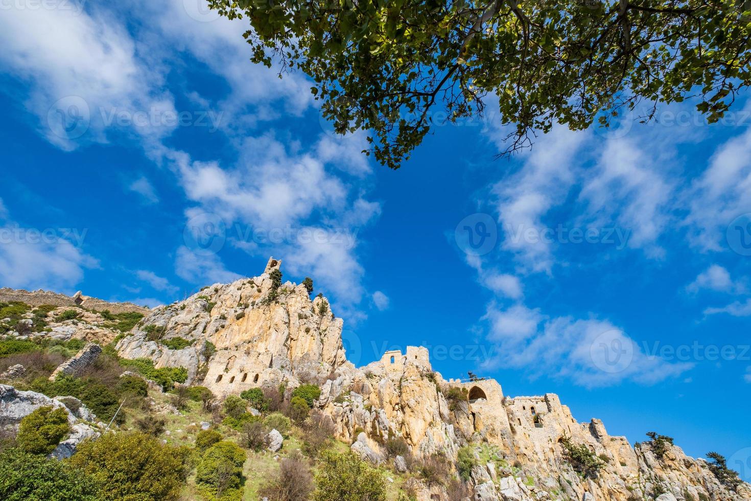 saint hilarion castle kyrenia cypern foto