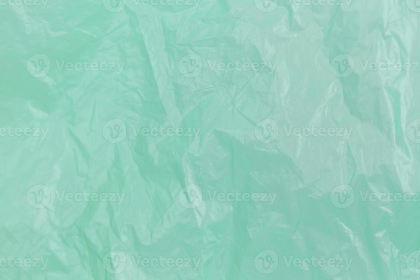 närbild av grön plastpåse konsistens foto