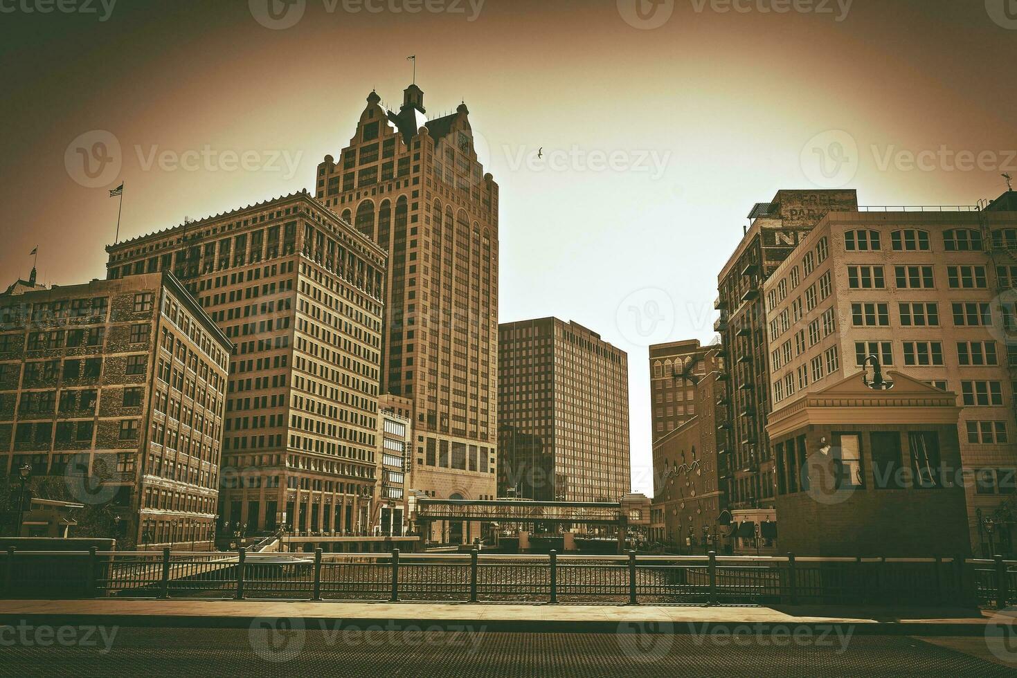 stad av milwaukee Wisconsin foto