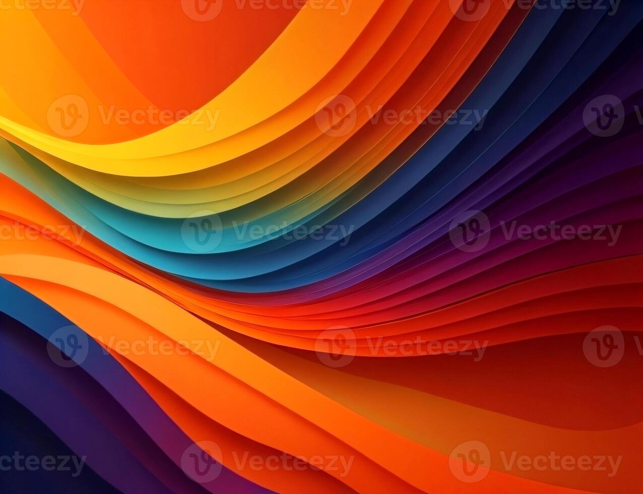 colour abstrakt flytande bakgrund illustration.generativ ai foto
