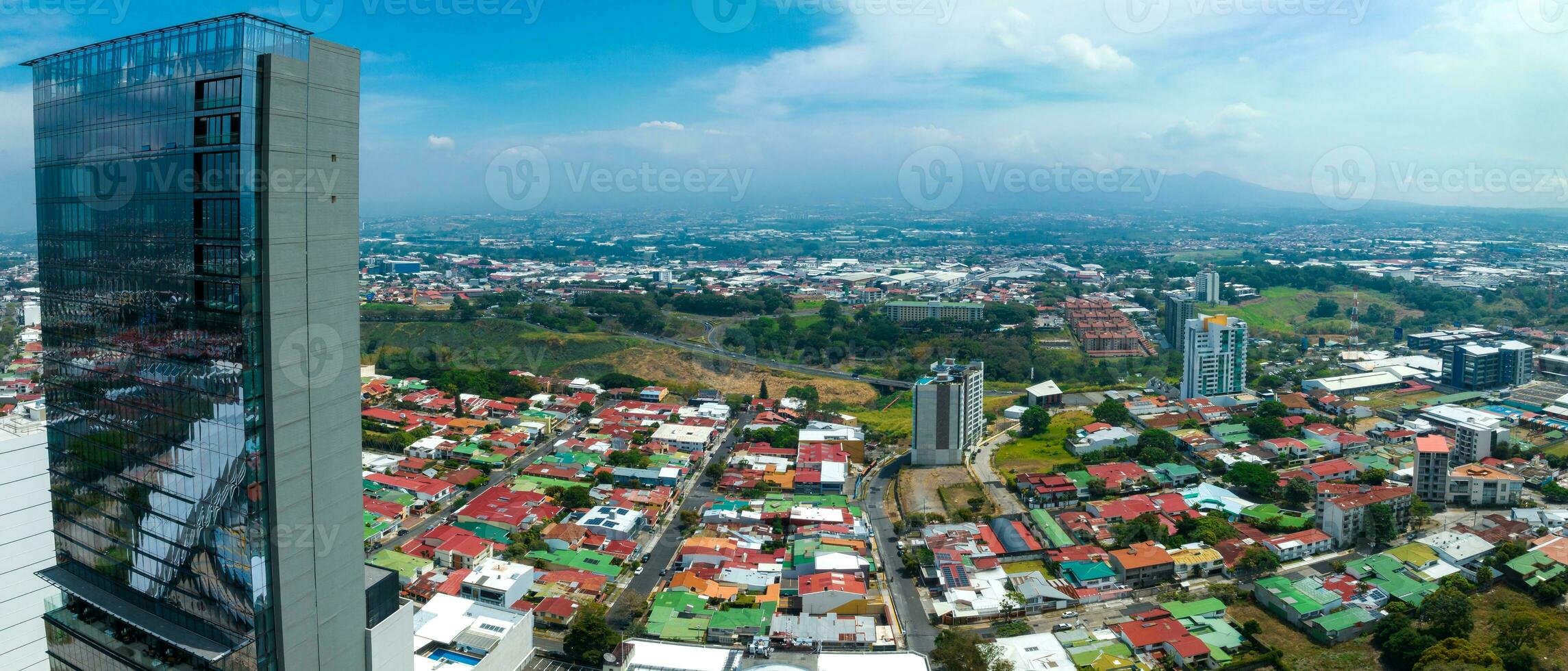 skön antenn se av costa Ricas san jose stad foto