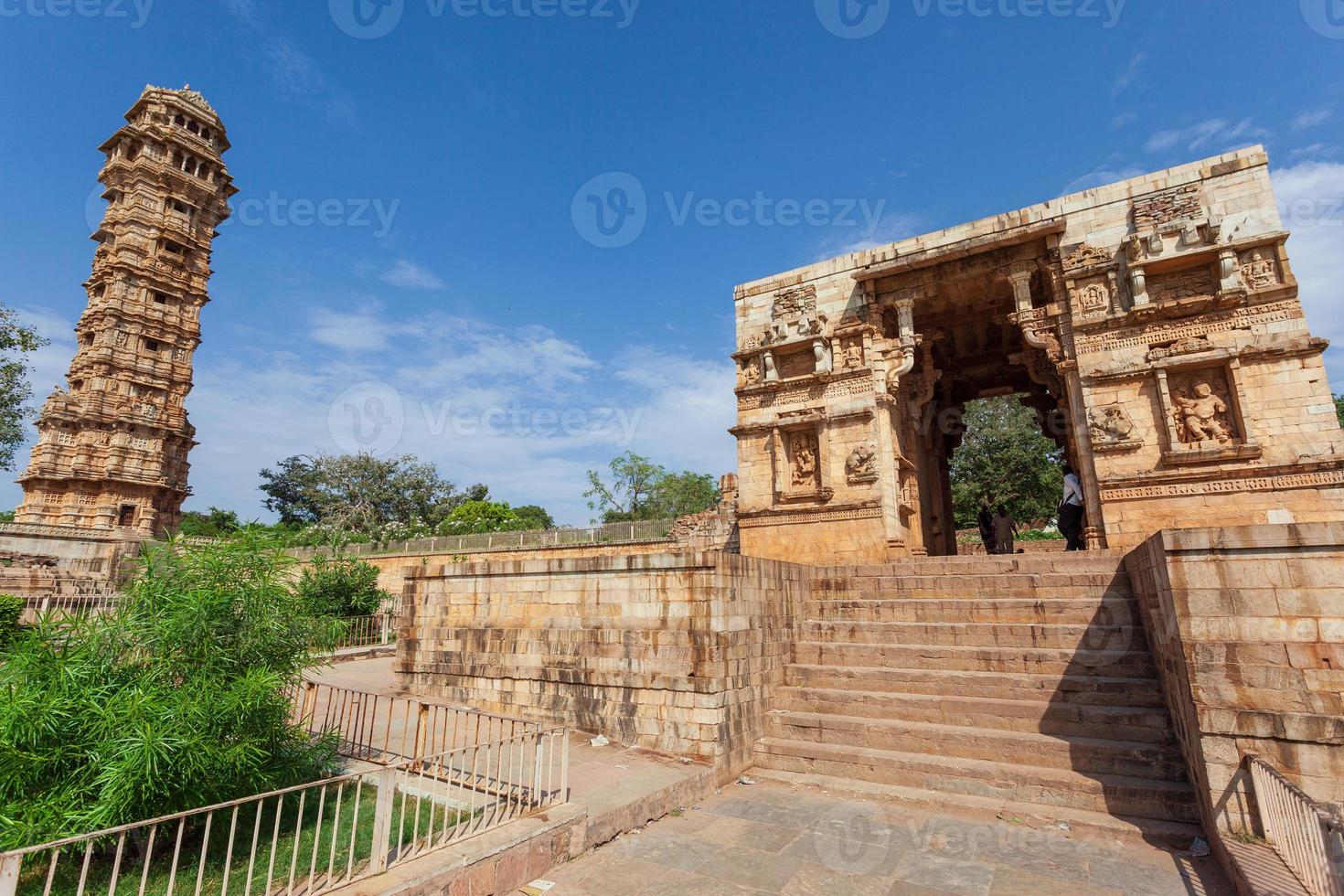 Chittorgarh fort i Rajasthan, Indien foto