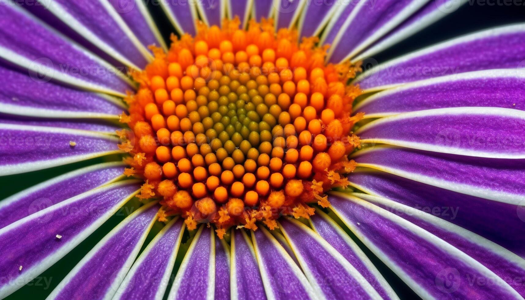 vibrerande gerbera daisy i äng ställer ut skönhet i natur färger genererad förbi ai foto