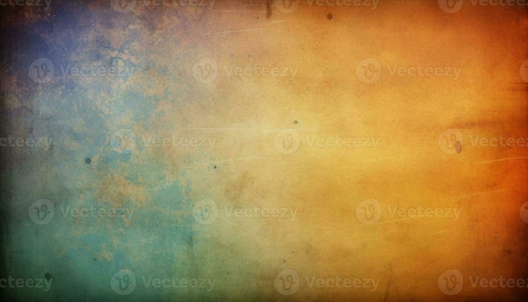 gulnat pergament med rostig fläckar, ett gammal texturerad bakgrund genererad förbi ai foto