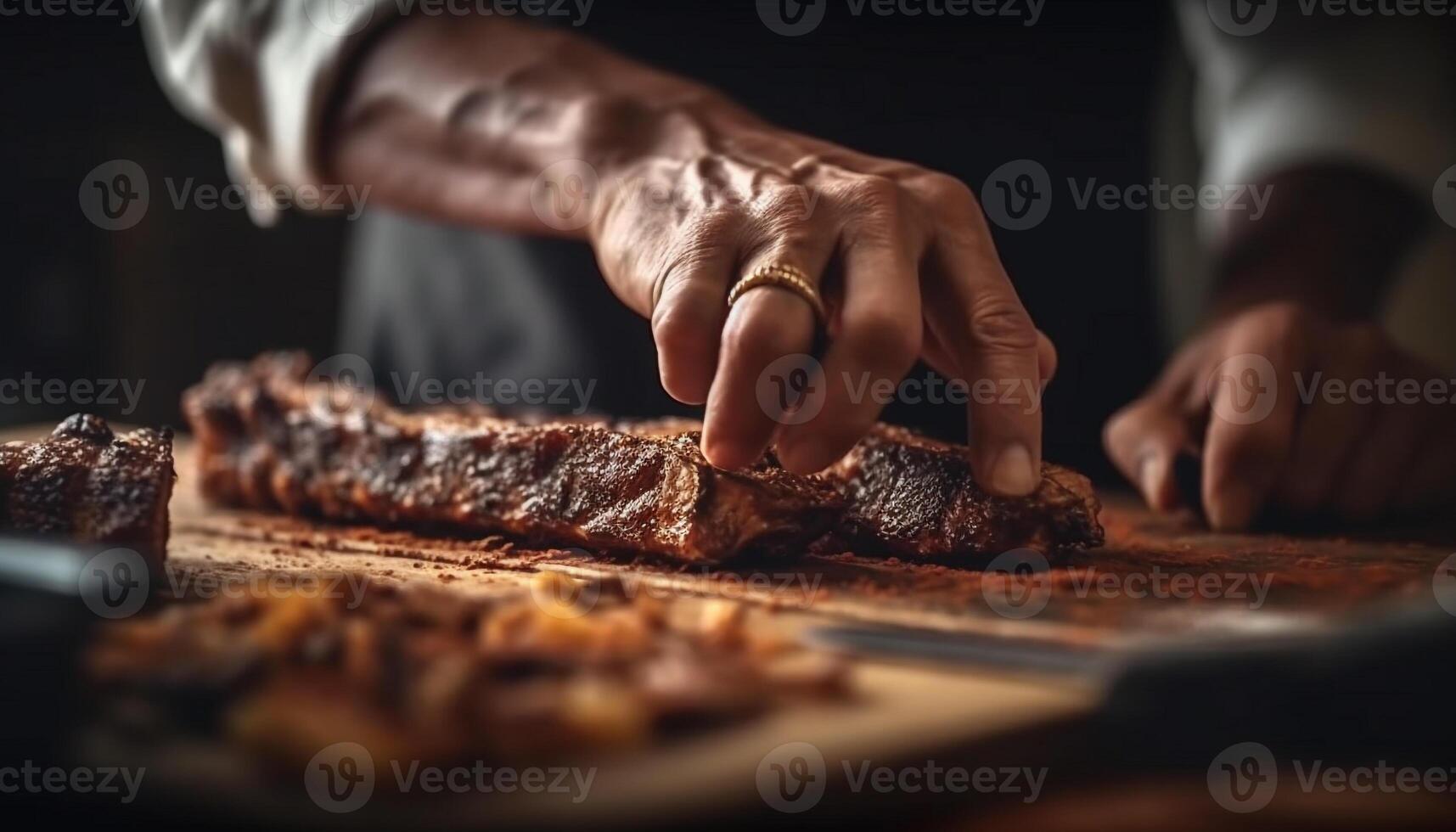 hemlagad choklad paj, färsk från de ugn genererad förbi ai foto