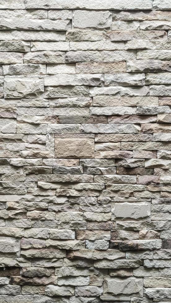 den vita stenmuren mönster textur bakgrund foto
