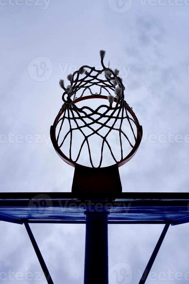 street basket hoop siluett foto