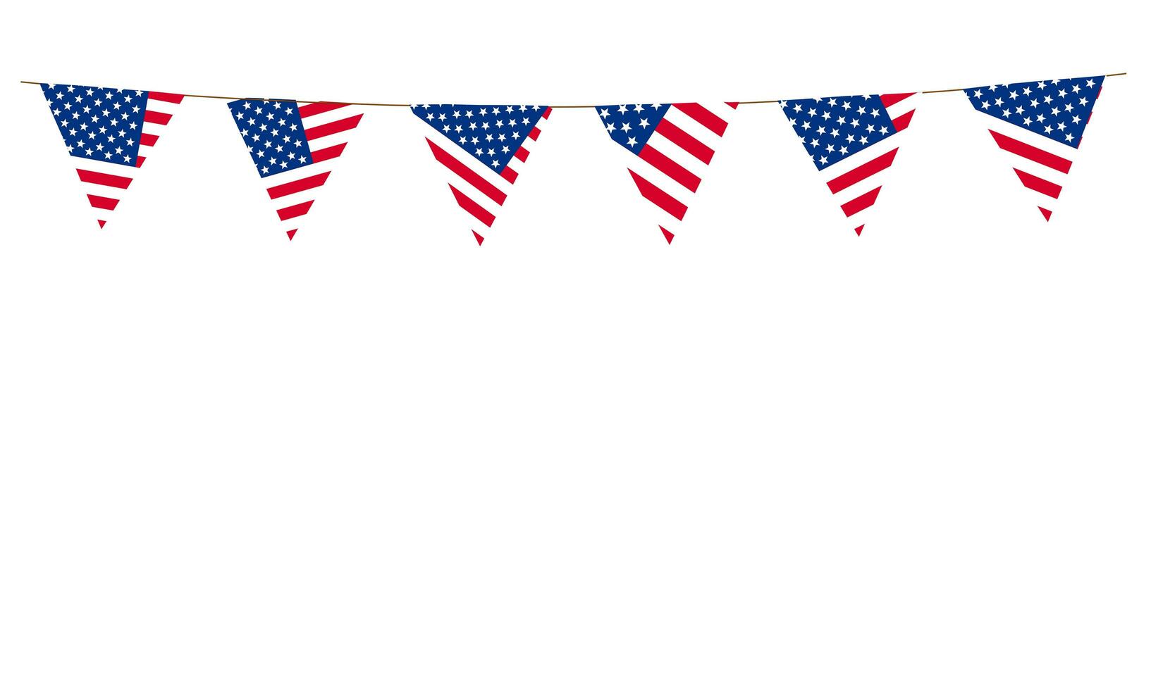 grafik USA flagga illustration isolerat med vit bakgrund kopia Plats för text foto