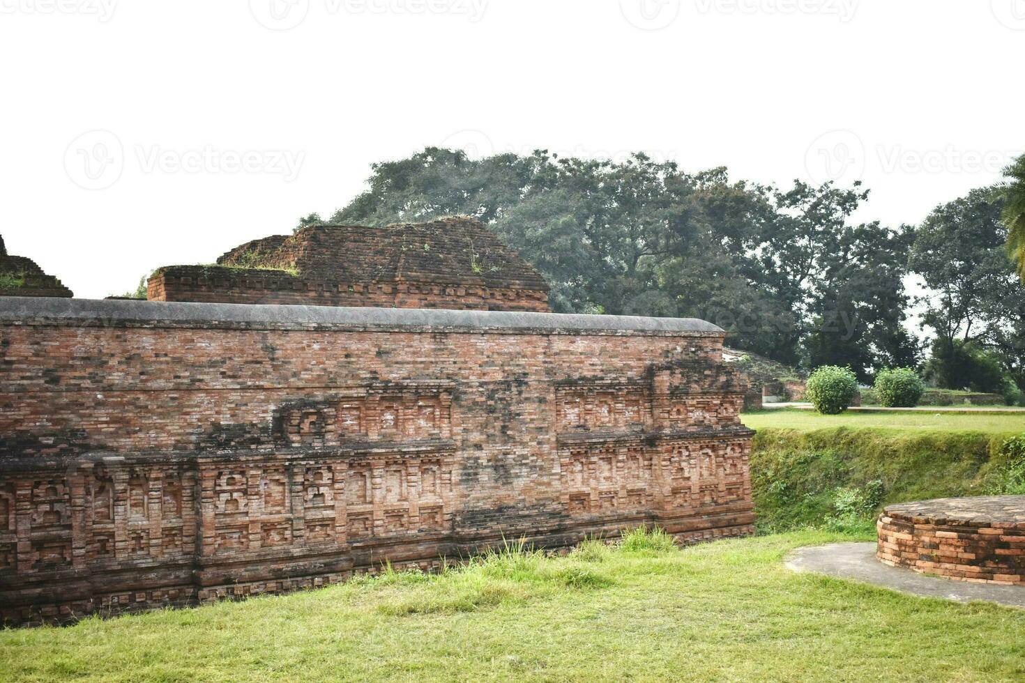 ruiner av nalanda universitet foto