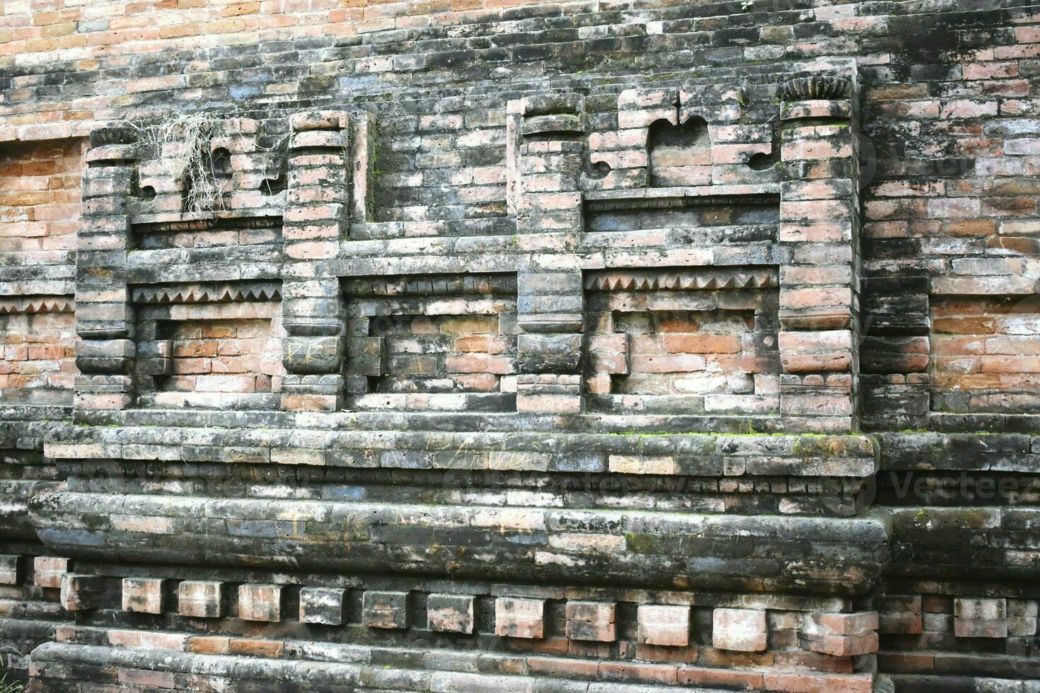 ruiner av nalanda universitet foto