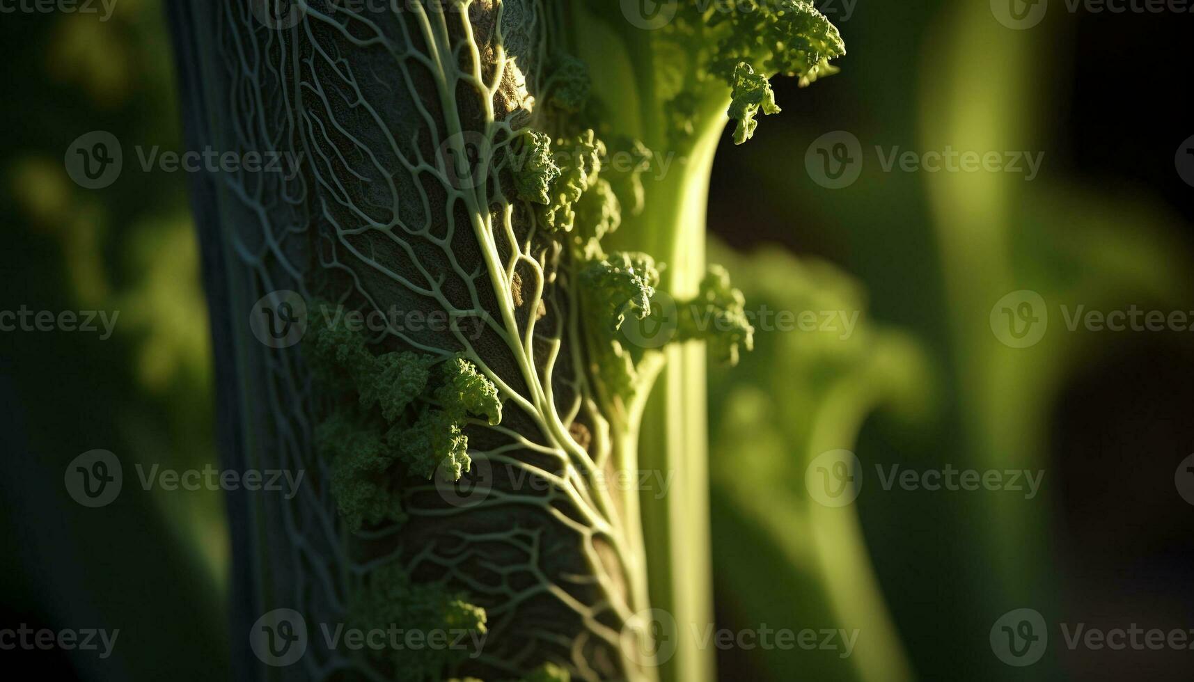 organisk vegetabiliska sallad, mogen och färsk för äter genererad förbi ai foto